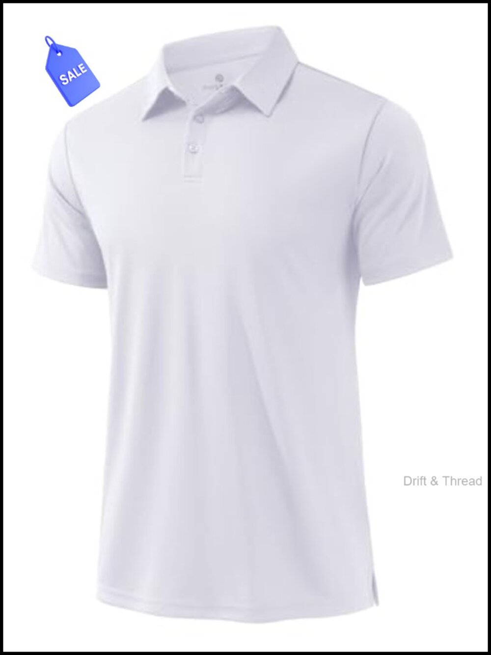 Men's Golf Polo Shirt Short Sleeve Quick Dry Collared Athletic